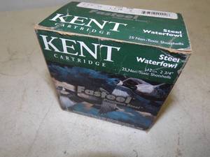 Kent Steel 12 Gauge  2  34  #2 Shot  Full Box  Shot Gun Shells