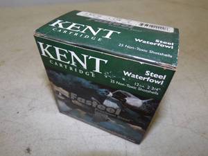 Kent Steel 12 Gauge  2  34  #2 Shot  Full Box Shot Gun Shells