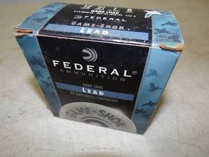 Federal Lead 12 Gauge  2  34  #2 Shot  Full Box Shot Gun Shells