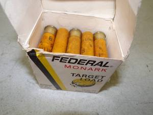 Federal Paper Shot Shells  20 Gauge   #8 Shot  Partial Box Shot Gun Shells