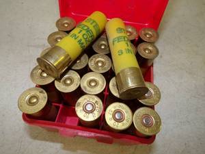 25 Federal Steel  20 Gauge  3 Shot Gun Shells