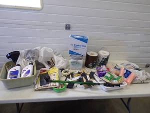 Oil, Paint Brushes, Paint, Wipes, and lots more