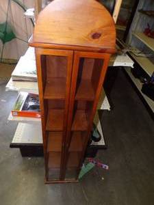 Tall Glass Display Cabinet