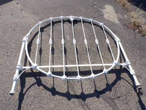 Vintage Iron Bed Head Board