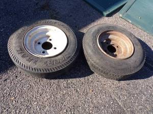 Pair of Boat Trailer Tires