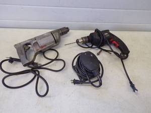 12 Drill, Palm Sander and Hammer Drill