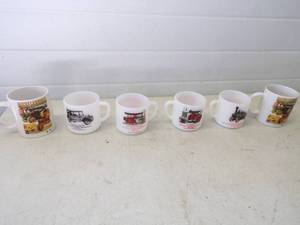 6 Vintage Lake Region Threshermens Coffee Cups