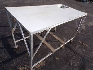 Fish Cleaning Table  Butcher Table