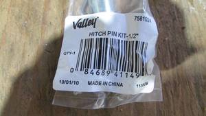 (10) Hitch Pin Kits 12