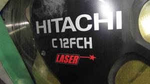 Hitachi C12FCH Miter Saw With Laser and Stand