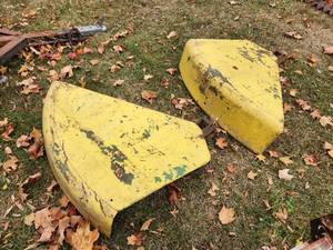 lot 14 image: Lot of (2) John Deere Model ABC Tractor Mower Guards