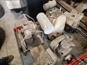 lot 51 image: Lot of (6) Assorted Motors (for parts)