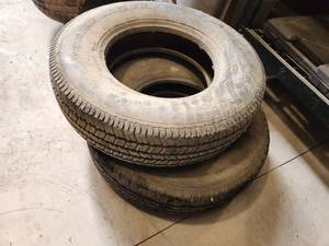 lot 57 image: Lot of (2) Size 9.50R16.5LT Tires