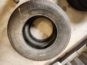 lot 58 image: Lot of (2) Douglas P22570R15 Tires