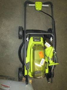 ryobi 40 volt lawn mower and vacuum...