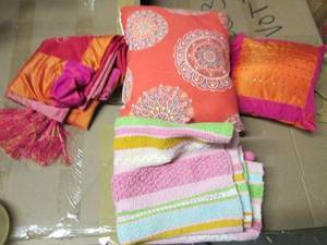 new girls blanket pillows and rug ...