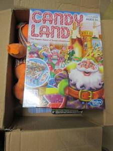 box of childrens games ...