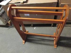 quiltblanket rack wood ...