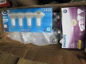 box of light bulbs ...
