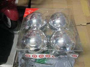 lot of silver bells ,silver trees a...