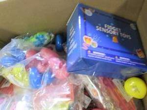 box of fidget toys ...