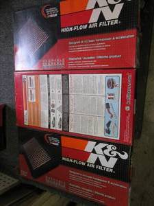 3 K&N High-Flow Air Filter  33-212...