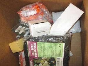 box of new misc please see pictures...