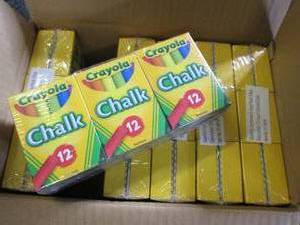 case of 1812 packs of chalk...