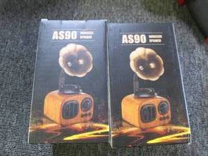 2 new as90 wireless speakers ...