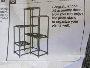 new wood plant stand ...