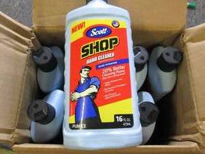 case of 10 scott shop hand cleaner ...