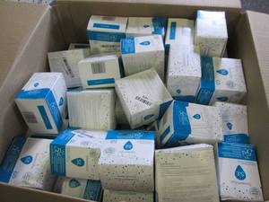 box of summers eve cleansing cloth...