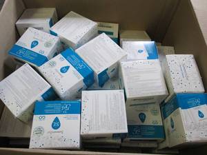 box of summers eve cleansing cloth...