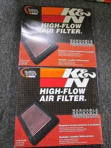 2 K&N high flow air filters 33-2298...
