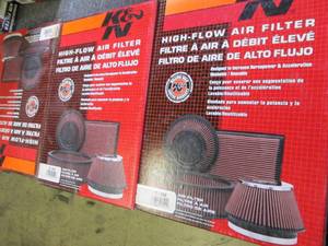 3 K&N high flow air filters 33-2054...