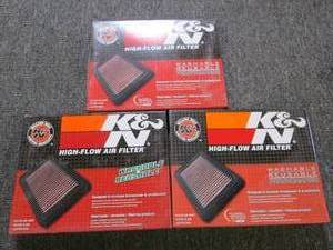 3 K&N high flow air filters 33-2143...