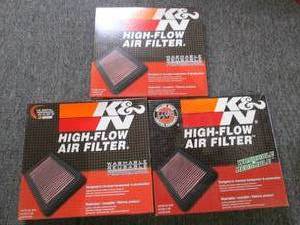 3 K&N high flow air filters 33-2311...