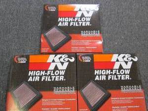 3 K&N high flow air filters 233-22...
