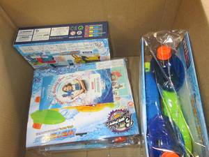 2 sets of 2 bubble guns and a water...
