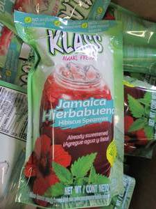 case of 1814.1oz klass aguas fresc...