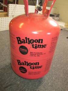 ballon time helium tank feels empty...