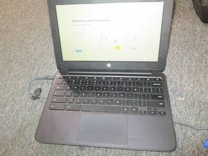 hp chromebook has been factory rese...