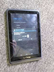 verizon tablet has been factory res...