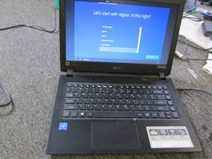 acer aspire one laptop has been fac...
