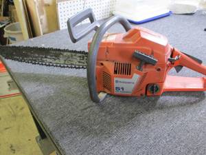 husqvarna 51 air injection chainsaw...