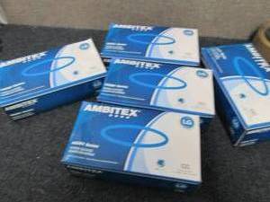 5- 100ct Boxes Ambitex Large Nitril...