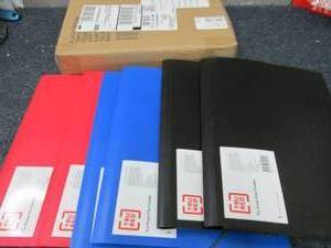 2- 6pk(12 ea) Staples Tri-Fold Plas...