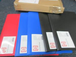 2- 6pk(12 ea) Staples Tri-Fold Plas...