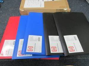 2- 6pk(12 ea) Staples Tri-Fold Plas...
