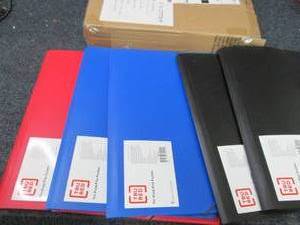2- 6pk(12 ea) Staples Tri-Fold Plas...